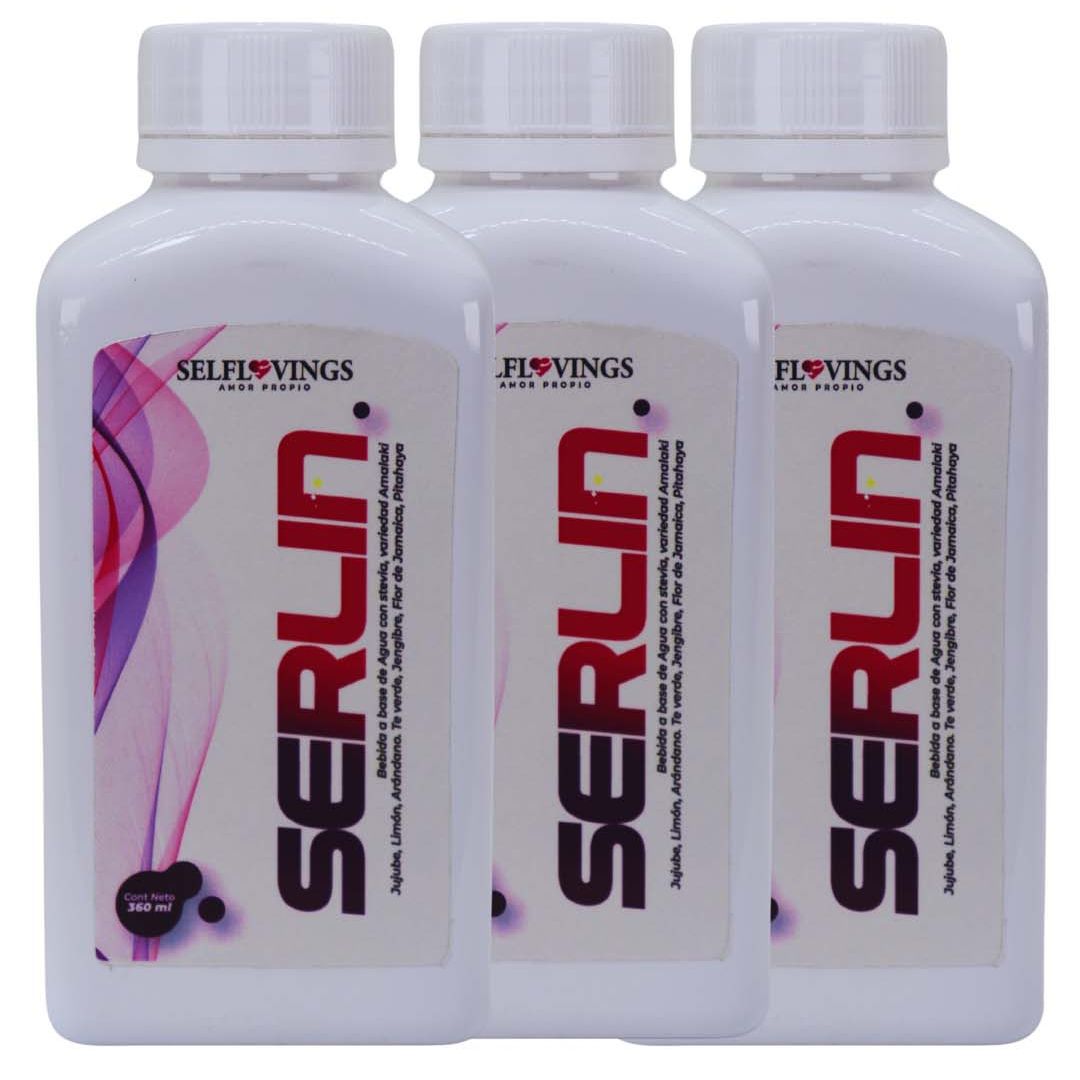 Drenador Hepático Serlin - Detox 360ml PROMO DE 3